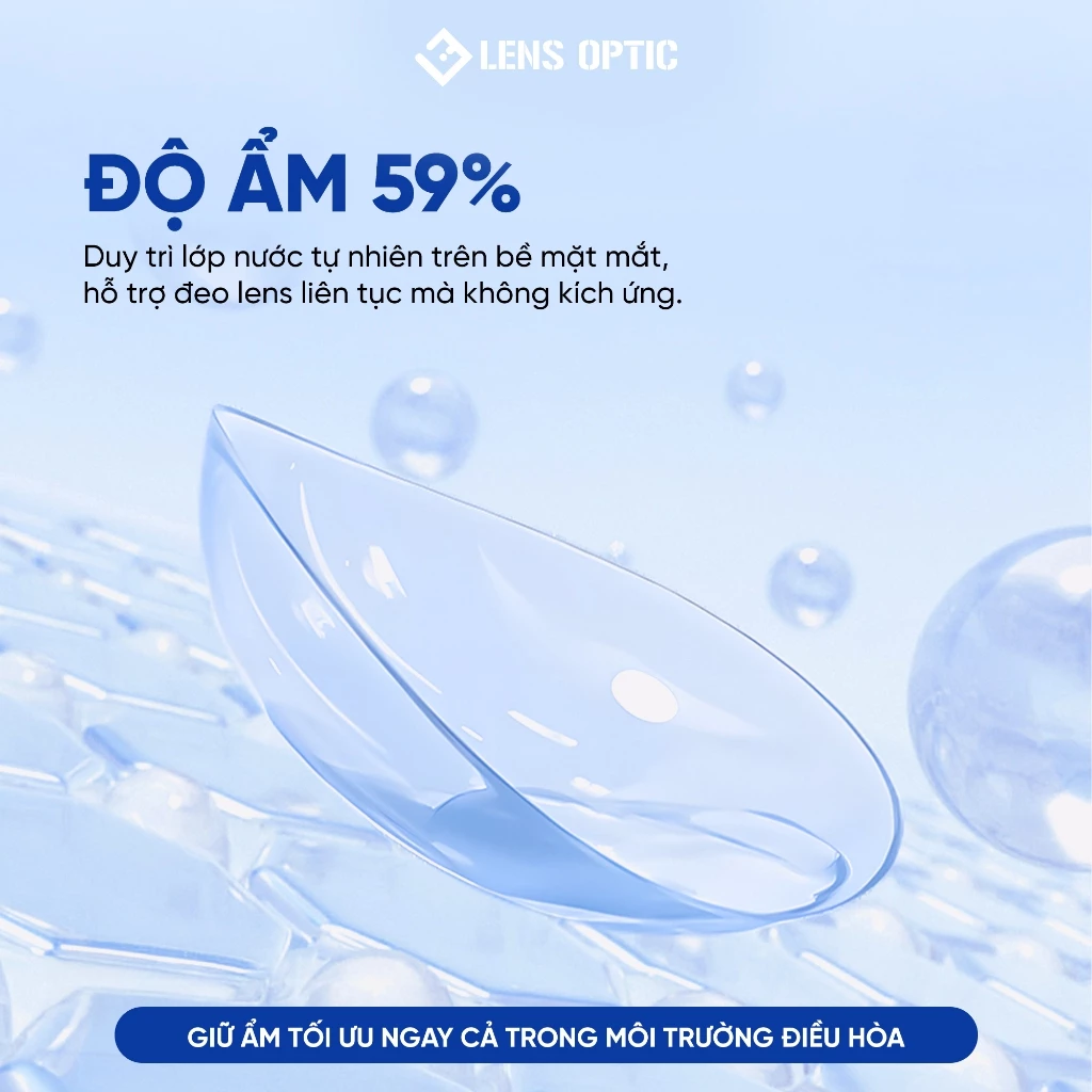 Kính áp tròng 1 ngày SEED 1 Day Pure lens trong suốt có độ cận dành cho mắt nhạy cảm Lens Optic - 3