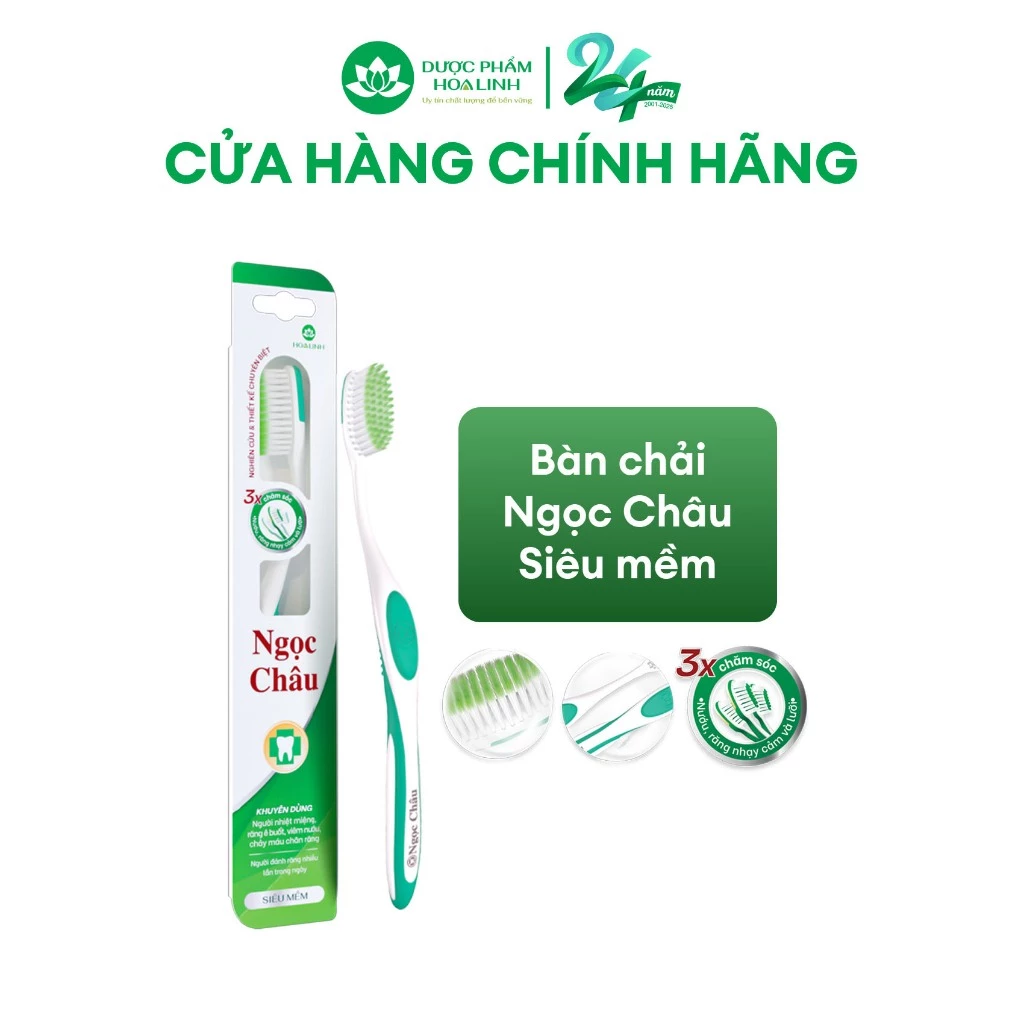 Bàn chải đánh răng Ngọc Châu Siêu Mềm