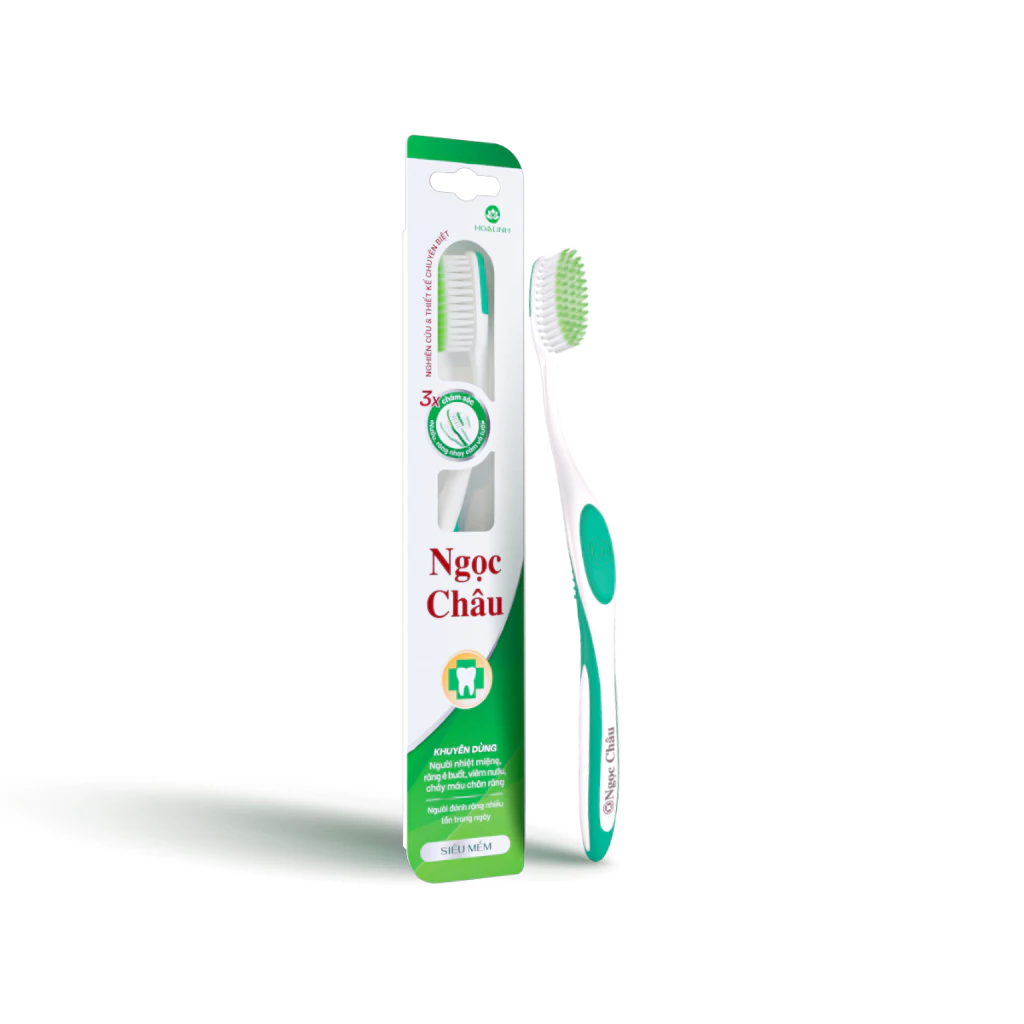 Bàn chải đánh răng Ngọc Châu Siêu Mềm Hoa Linh - 3