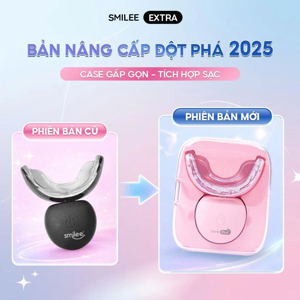 [GIÁ 654K TẠI LIVE SHOP] Trắng răng Smilee Extra, bộ kit làm trắng răng từ 2-6 tone sau một liệu trình. Hàng chính hã - 2