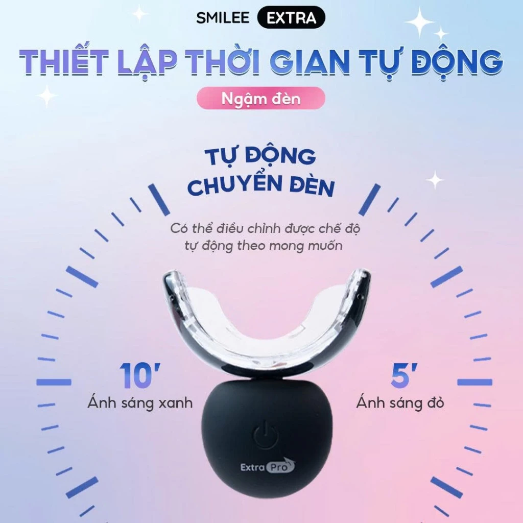[GIÁ 654K TẠI LIVE SHOP] Trắng răng Smilee Extra, bộ kit làm trắng răng từ 2-6 tone sau một liệu trình. Hàng chính hã - 4