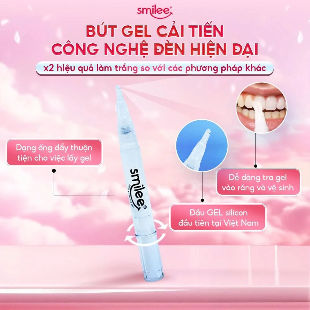 [GIÁ 638K LIVE ECOGO] Bộ Kit Trắng Răng Smilee Extra, Làm Trắng Răng Bật 2-6 Tone Tại Nhà Phiên Bản Nâng Cấp - 5
