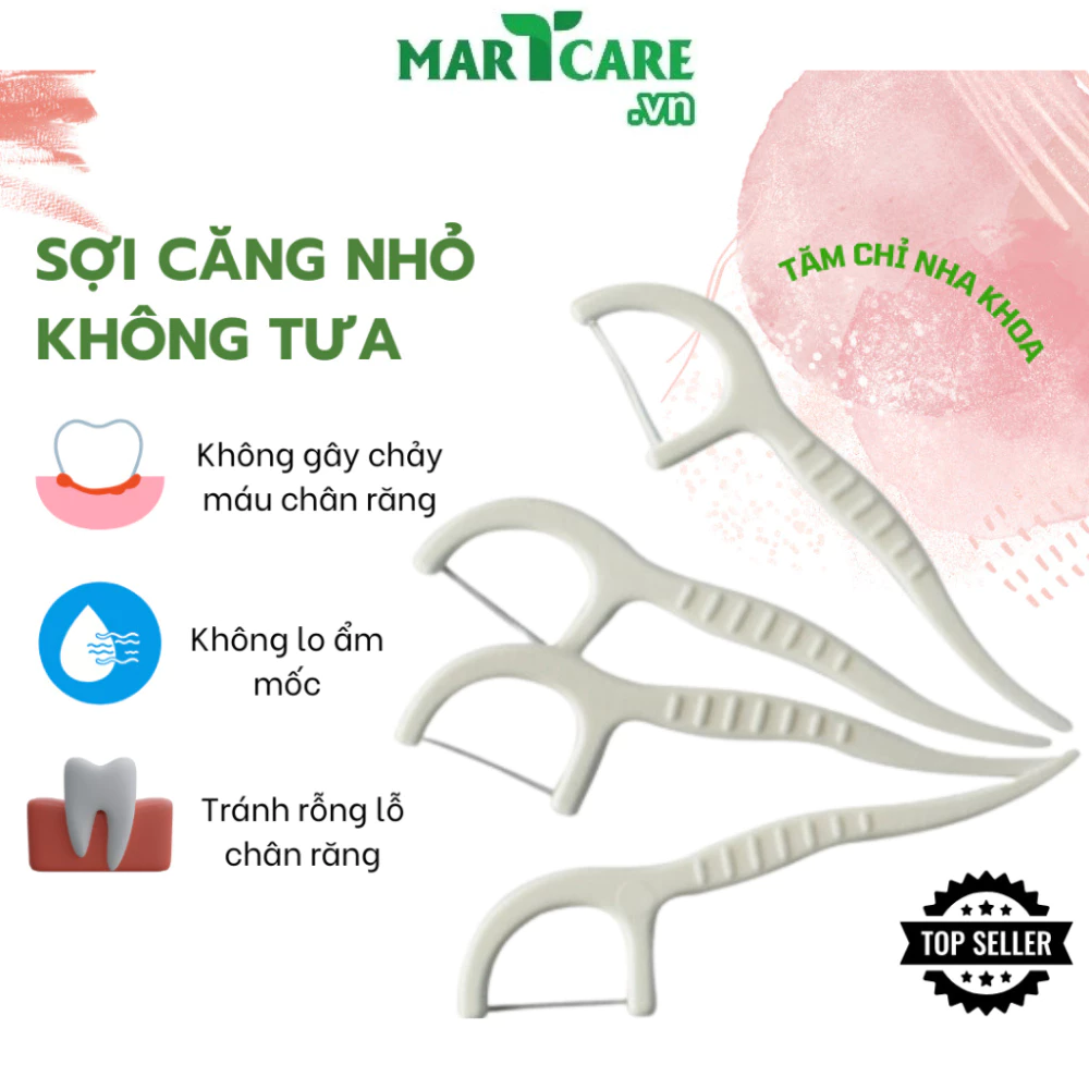 [BỊCH 50C-90C] Tăm Chỉ Nha Khoa Okamura Nhật Bản, Tăm Chỉ Kẽ Răng, Xỉa Răng Làm Sạch An Toàn - 3