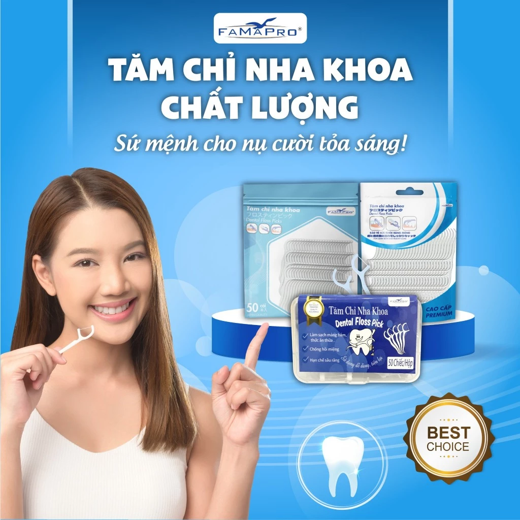 Tăm Chỉ nha khoa Famapro Cao Cấp