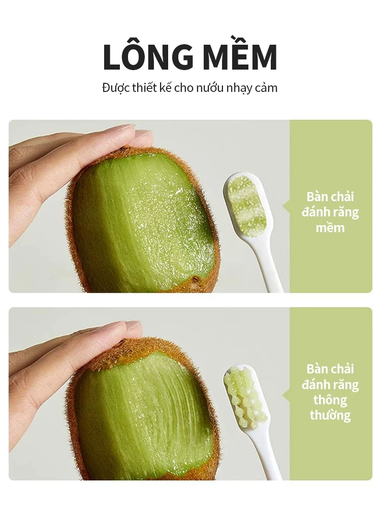 ICON Bàn chải đánh răng lông siêu mịn mềm mại (Tặng hộp đựng bàn chải) - 3