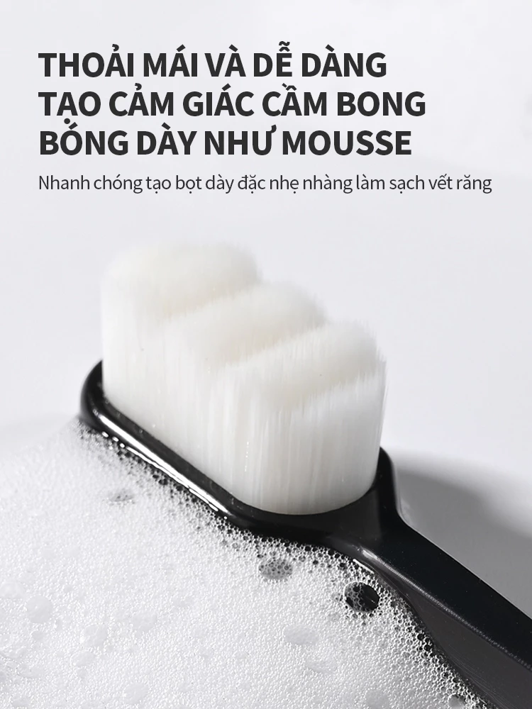 ICON Bàn chải đánh răng lông siêu mịn mềm mại (Tặng hộp đựng bàn chải) - 4