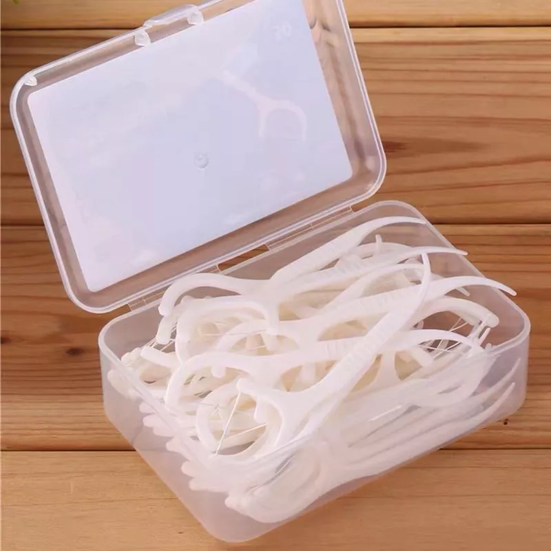 Combo 12 Hộp 600 Chiếc Tăm Chỉ Nha Khoa Xỉa Răng, Vệ Sinh Sạch Sẽ Kẽ Răng Chân Nướu Chăm Sóc Răng Miệng HD66 - 2