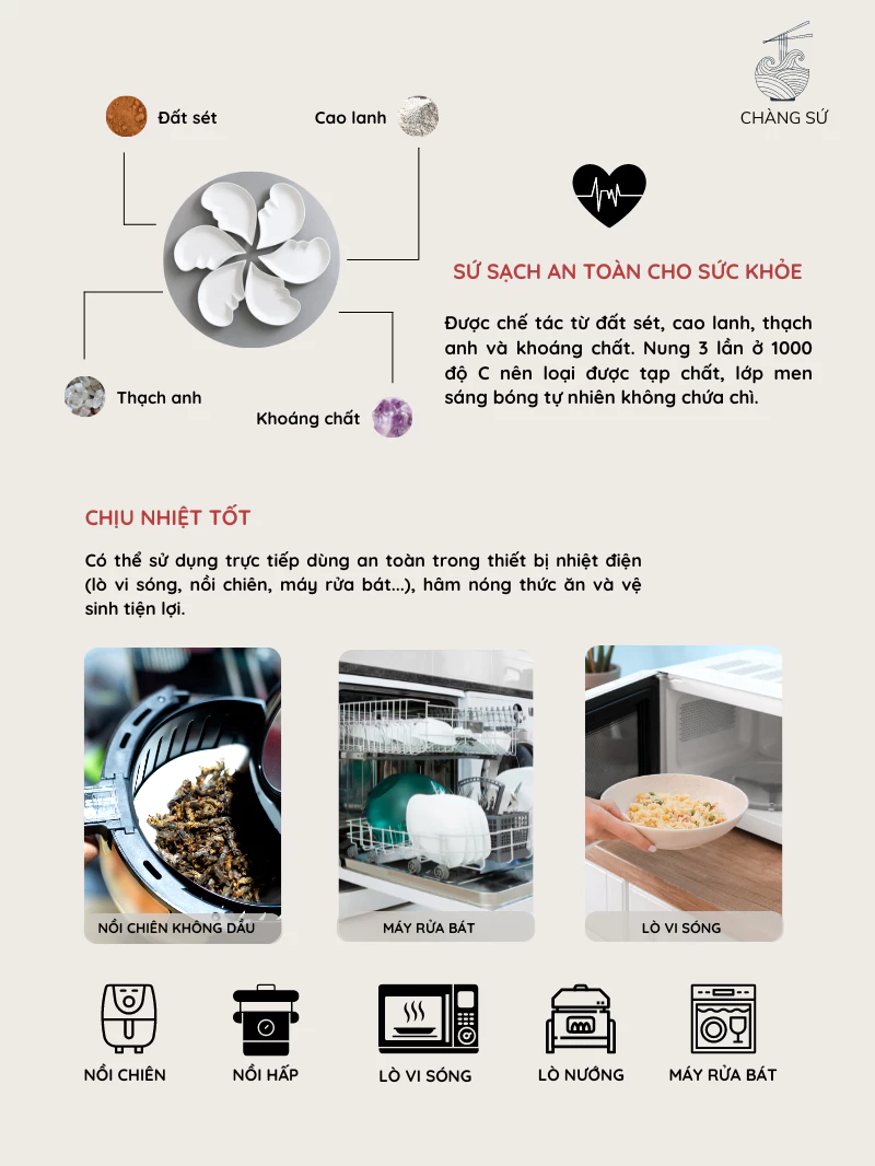 Set bát đĩa ăn cơm 14 món sứ trắng viền vàng sang trọng - Bộ chén dĩa kẻ vàng thật 12k sứ Minh Châu - Vỡ 1 đổi 1 - 4