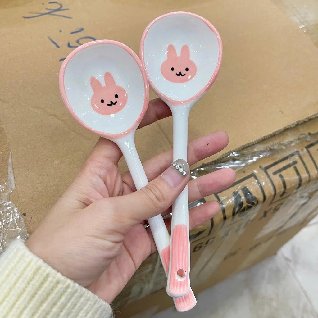 Bát Đĩa Gốm Sứ Decor, Bát Ăn Cơm, Bát Ăn Chè, Chén Dĩa Dễ Thương Bộ Bát Đĩa Heo Hồng Cực Đáng yêu Cho Bé - 2