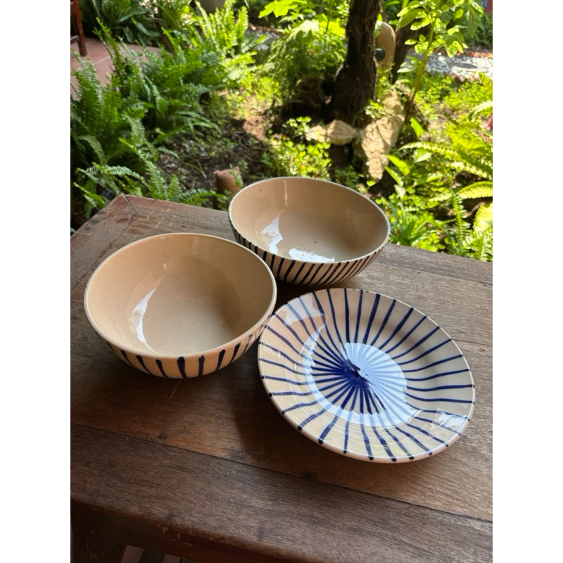 😊 Bạn hãy chọn 1 trong những sản phẩm😘 Tô, chén hay dĩa mẫu vẽ gốm Cao Lanh😉 - 3