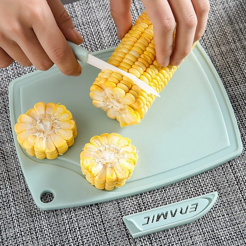 [HÀNG CÓ SẴN] Bộ dao thớt gọt rau củ quả đa năng 3 món thớt, dao, nạo, bộ dụng cụ cắt gọt củ quả tiện lợi - 5