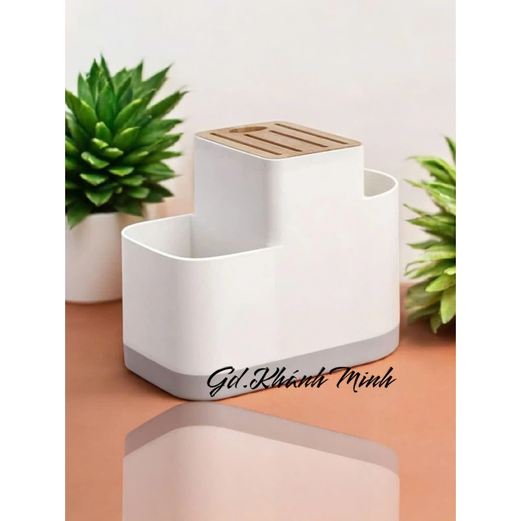 Kệ dao - kéo - thớt đa năng tiện dụng bằng nhựa dày cao cấp - 4