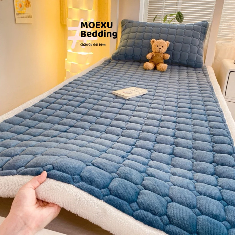 Thảm Nỉ Nhung Trải Giường Kí Túc Xá , Thảm Văn Phòng Giữ Ấm Tốt Đủ Kích Thước - 2