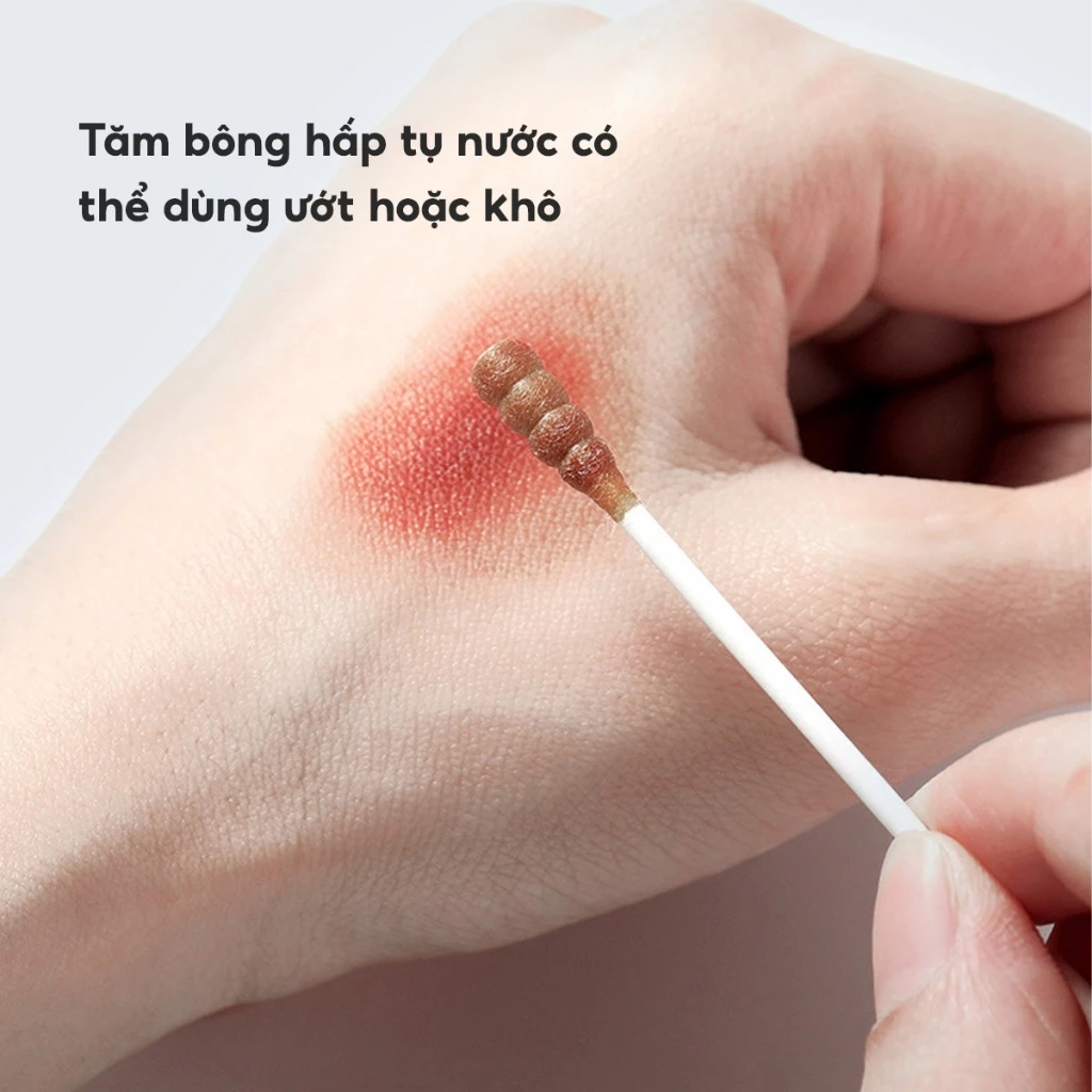 Hộp 200/400 Tăm Bông Ngoáy Tai Hai Đầu Tiện Lợi, Bông Tăm Cho Bé Sơ Sinh Thiết Kế Đa Chức Năng - 4