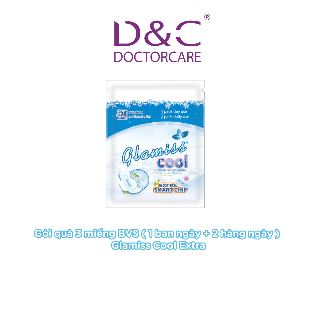 [QUÀ TẶNG KHÔNG BÁN] Gift 3 miếng băng vệ sinh Glamiss Cool Extra