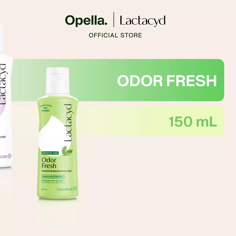 Dung Dịch Vệ Sinh Phụ nữ Lactacyd Odor Fresh Ngăn Mùi 24H 150ml