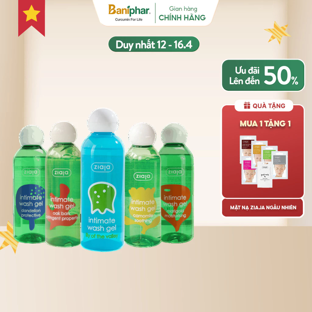 [LIVESTREAM] Dung Dịch Vệ Sinh Phụ Nữ Intimate ZIAJA Xuất Xứ Ba Lan Giúp Dưỡng Ẩm, Khử Mùi, Dung Tích 200ml