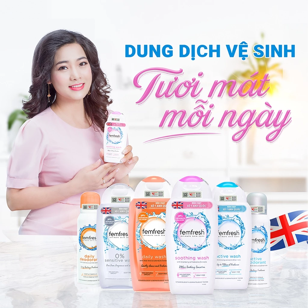 Dung Dịch Vệ Sinh Phụ Nữ Femfresh Daily Intimate Wash 250ml Anh Quốc - 6