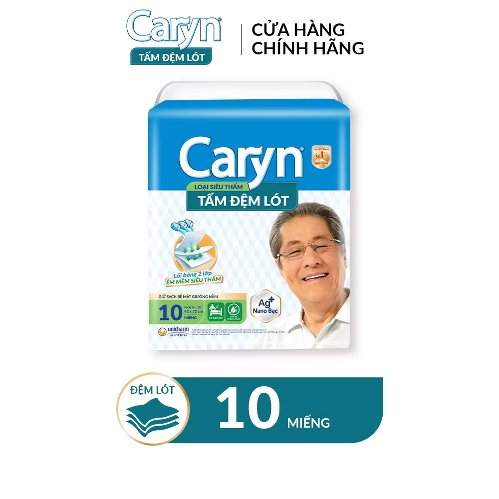 Tấm đệm lót Caryn siêu thấm giúp chống trào, kháng khuẩn, kiểm soát mùi hiệu quả (tặng kèm miếng ngẫu nhiên) - 3