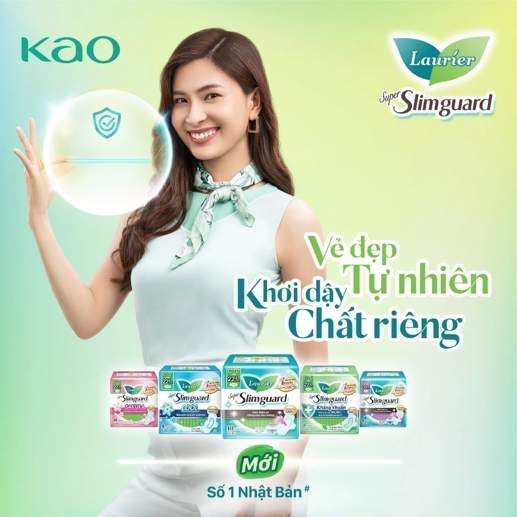 [GÓI LỚN TIẾT KIỆM] Combo 4 Băng Vệ Sinh Laurier Siêu Mỏng 1mm Loại lớn (Chọn loại) - 4