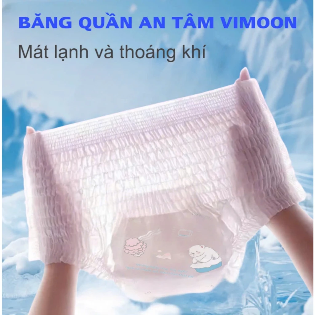 (Gói 32 miếng) Băng Vệ Sinh Dạng Quần VIMOON Mẫu Mới chống tràn, thấm hút tốt dùng được cả ngày và đêm - Tampon, Nữ Wo - 3