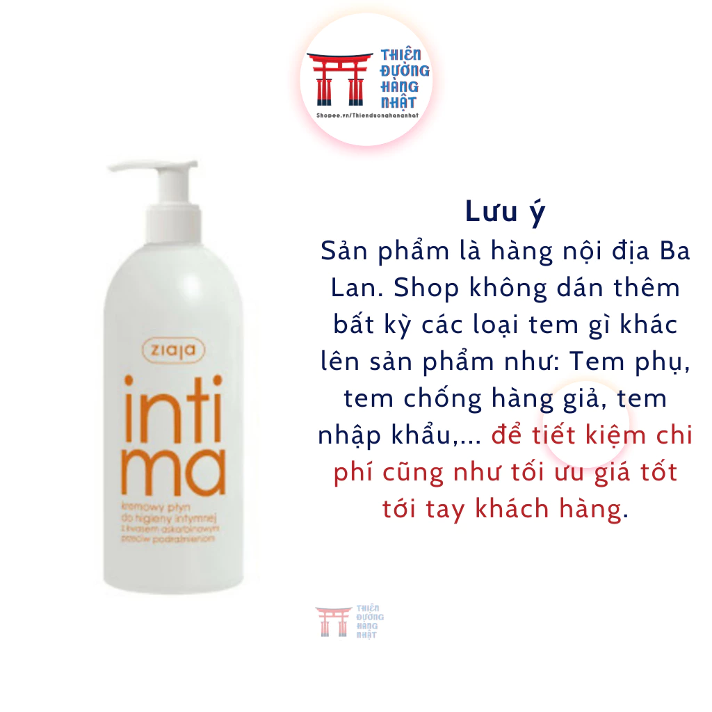 Dung dịch vệ sinh phụ nữ Intima Ziaja 200ml - 2
