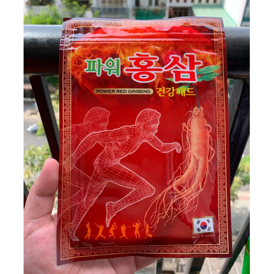 Cao Dán Hồng Sâm Vàng/Đỏ Gói 20-25 miếng Hàn Quốc - 3