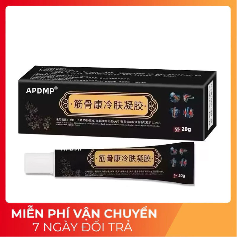 Gel lạnh giảm đau thắt lưng - Kem bôi xương khớp giảm đau lưng, đau cơ, căng cơ, bong gân (cao_nhien_thith)