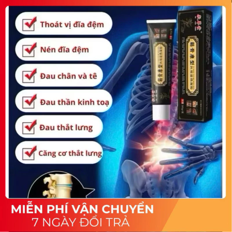 Gel lạnh giảm đau thắt lưng - Kem bôi xương khớp giảm đau lưng, đau cơ, căng cơ, bong gân (cao_nhien_thith) - 2