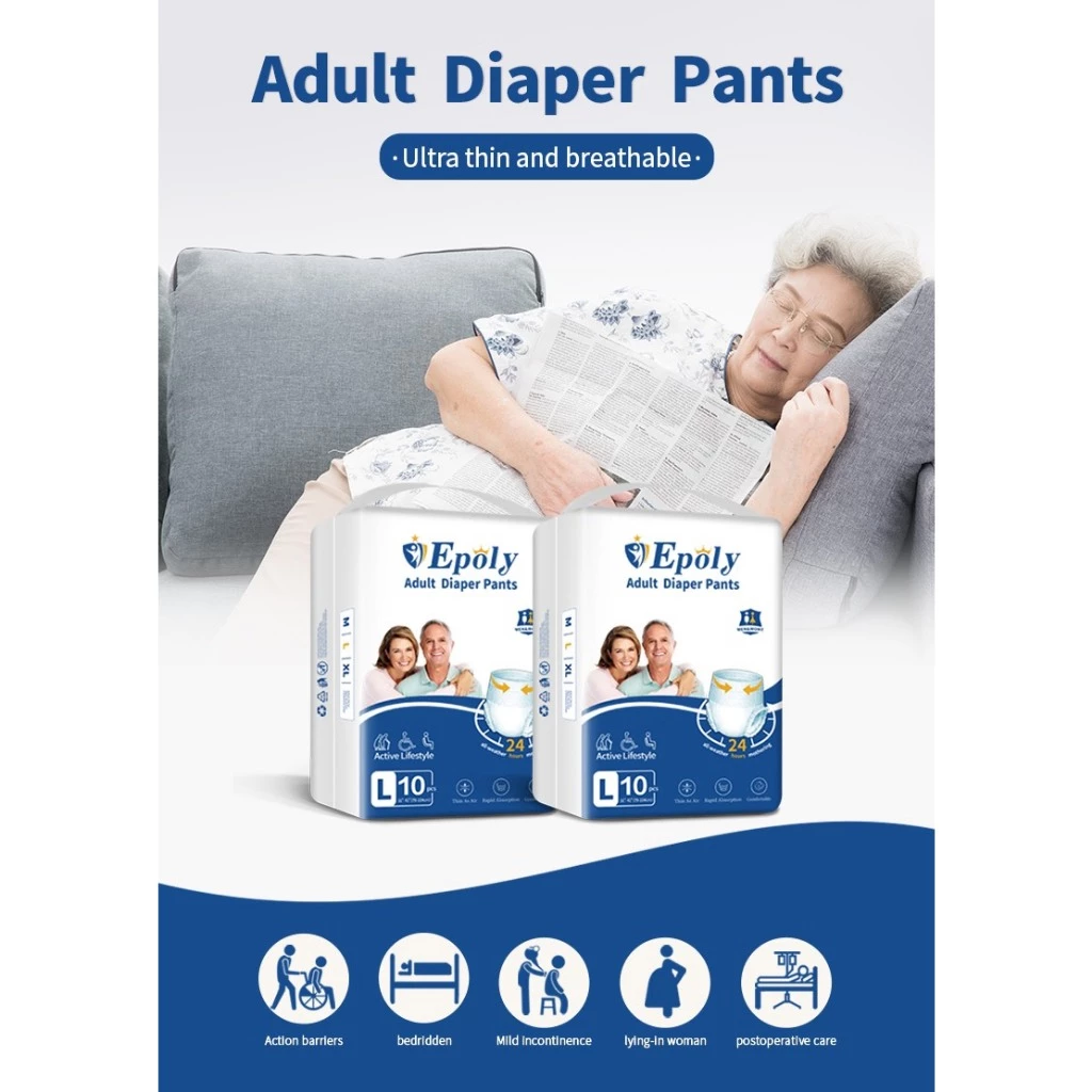 Bỉm quần người già Epoly / IPALY chất lượng giá tốt combo 30 miếng M-L-XL - 3