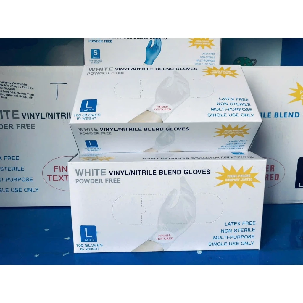 ( Hàng Loại 1 ) Găng tay y tế, bao tay không bột màu trắng siêu dai, khó rách chuyên dùng trong Spa, Thẩm mỹ viện - 5