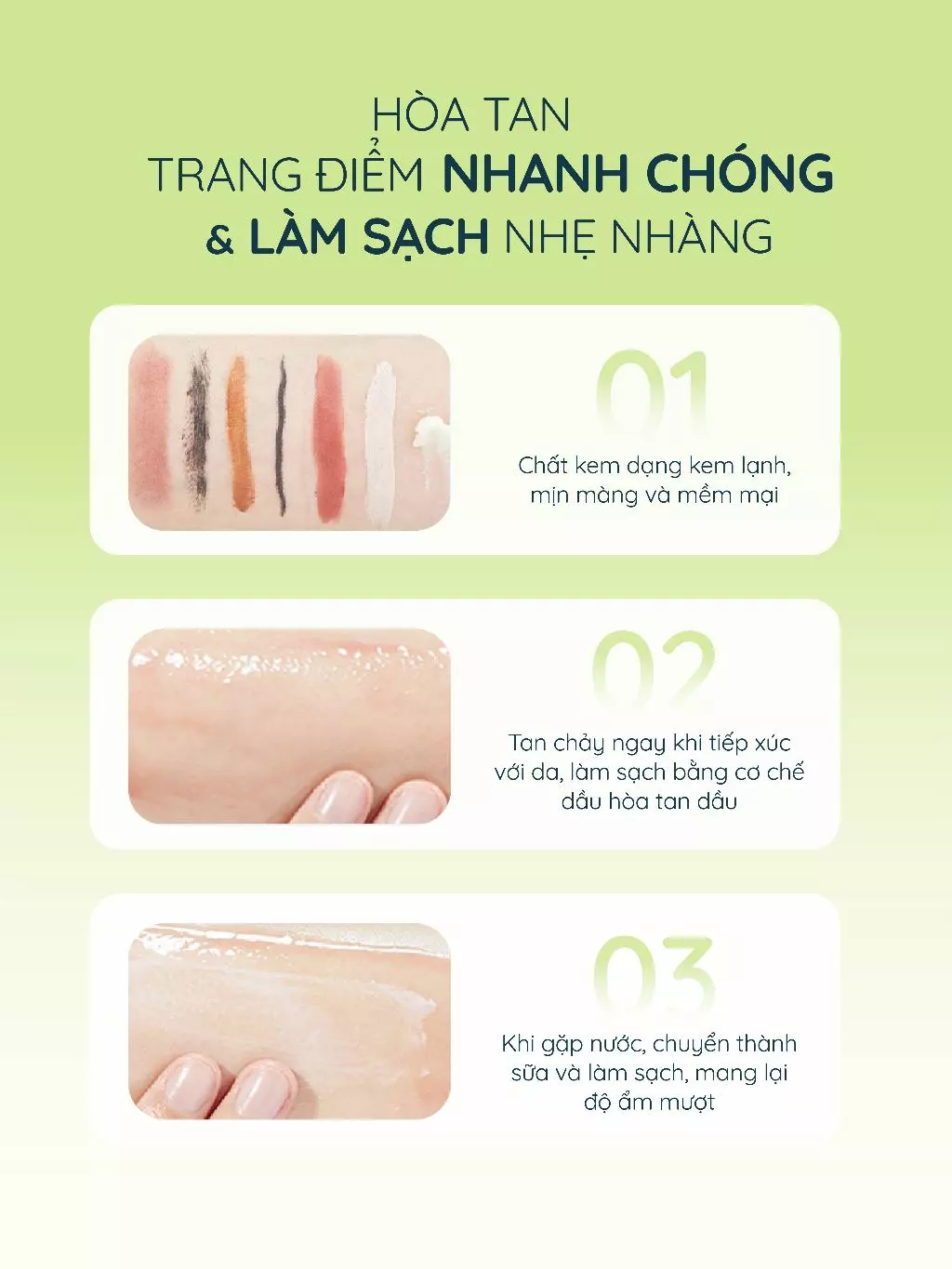 Tẩy trang, Kem tẩy trang Chifure Washable Cold Cream 300G không cần nhũ hóa 2 in 1, tẩy trang, cấp ẩm - 6