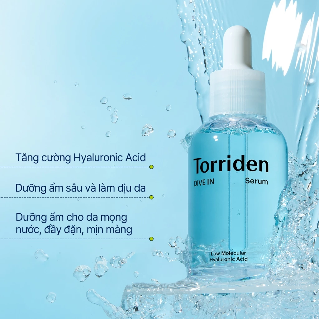 [Torriden Chính hãng] Serum DIVE IN chứa Hyaluronic Acid, 50ml, 50ml+50ml, Serum - 3