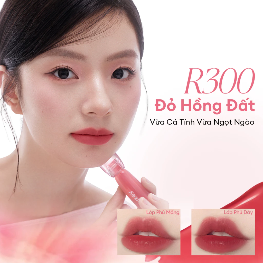 Son COLORKEY Watery Tint, Lì Mịn Nhẹ Môi, Không Dính, Lâu Trôi, Dưỡng Ẩm, Son Môi Lì 2.5g - 6