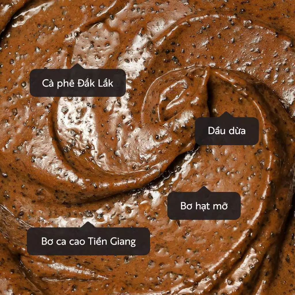 Tẩy da chết cơ thể cà phê Đắk Lắk Cocoon cho làn da mềm mại và rạng rỡ 200ml - 2