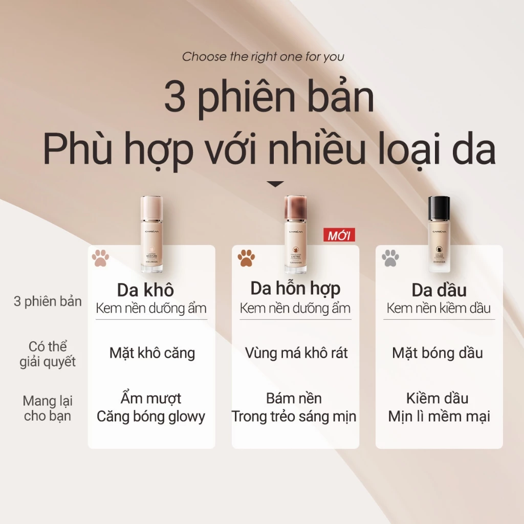 Kem nền CARSLAN dạng lỏng kiềm dầu lâu trôi chống thấm nước suốt 24h 30g - 2