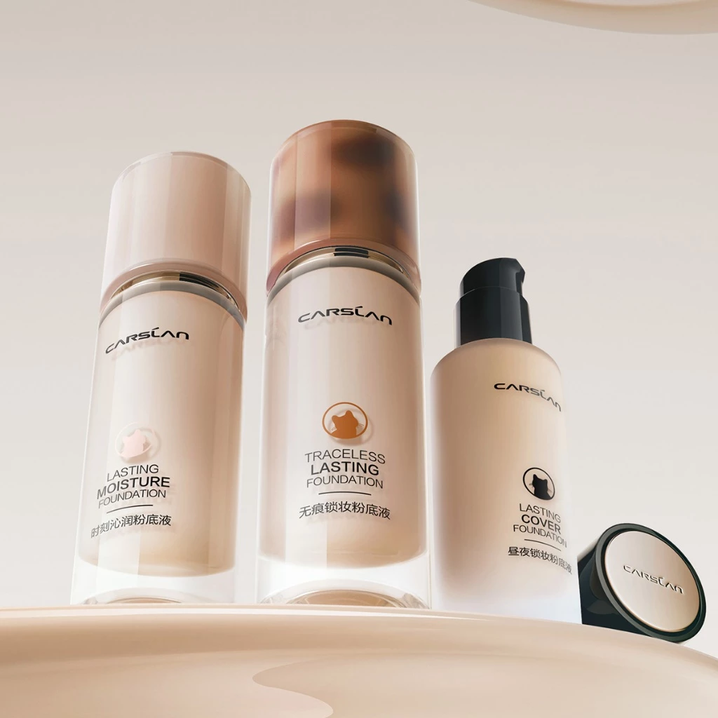 Kem nền CARSLAN dạng lỏng kiềm dầu lâu trôi chống thấm nước suốt 24h 30g - 4