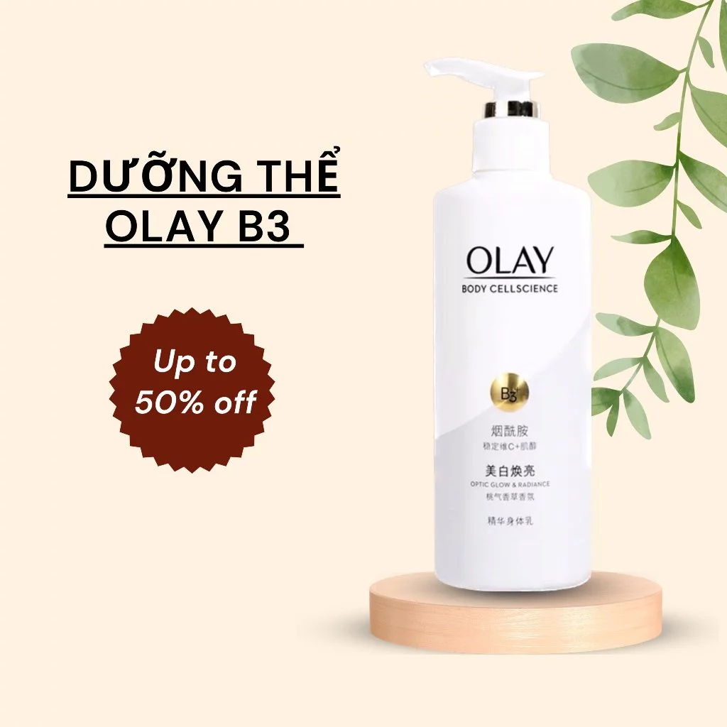 Sữa Dưỡng Thể Hỗ Trợ Làm Trắng Da Olay B3 Vitamin C Bright Ultra Whitening 250ml