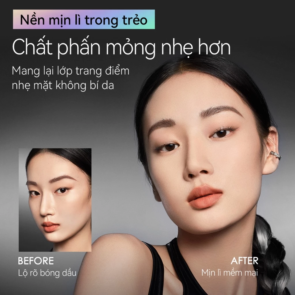 Phấn Nén kiềm dầu Carslan Soft Mist 24h Phấn Phủ trang điểm Mềm Mại Lâu Trôi 8g - 3