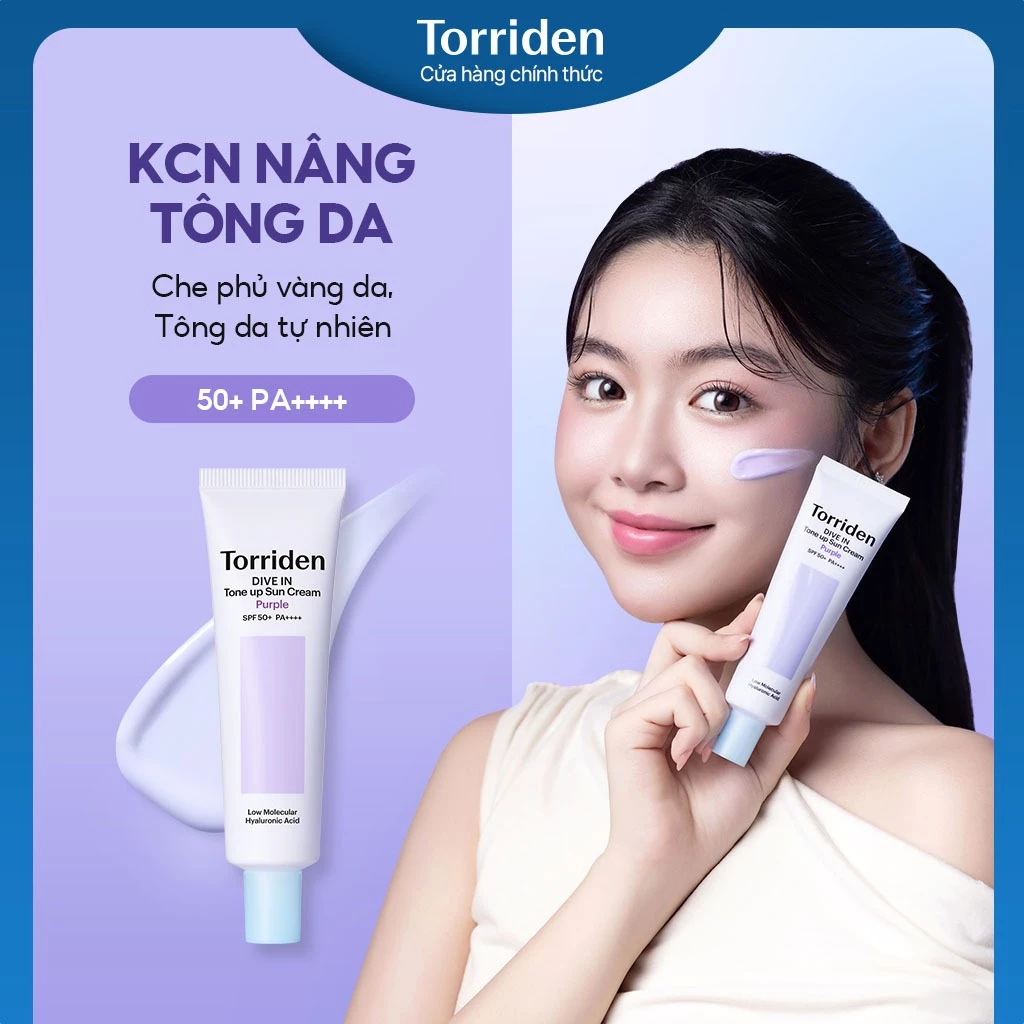 [Torriden Chính hãng] Kem chống nắng nâng tông da Dive-In, 60ml, Sun Cream