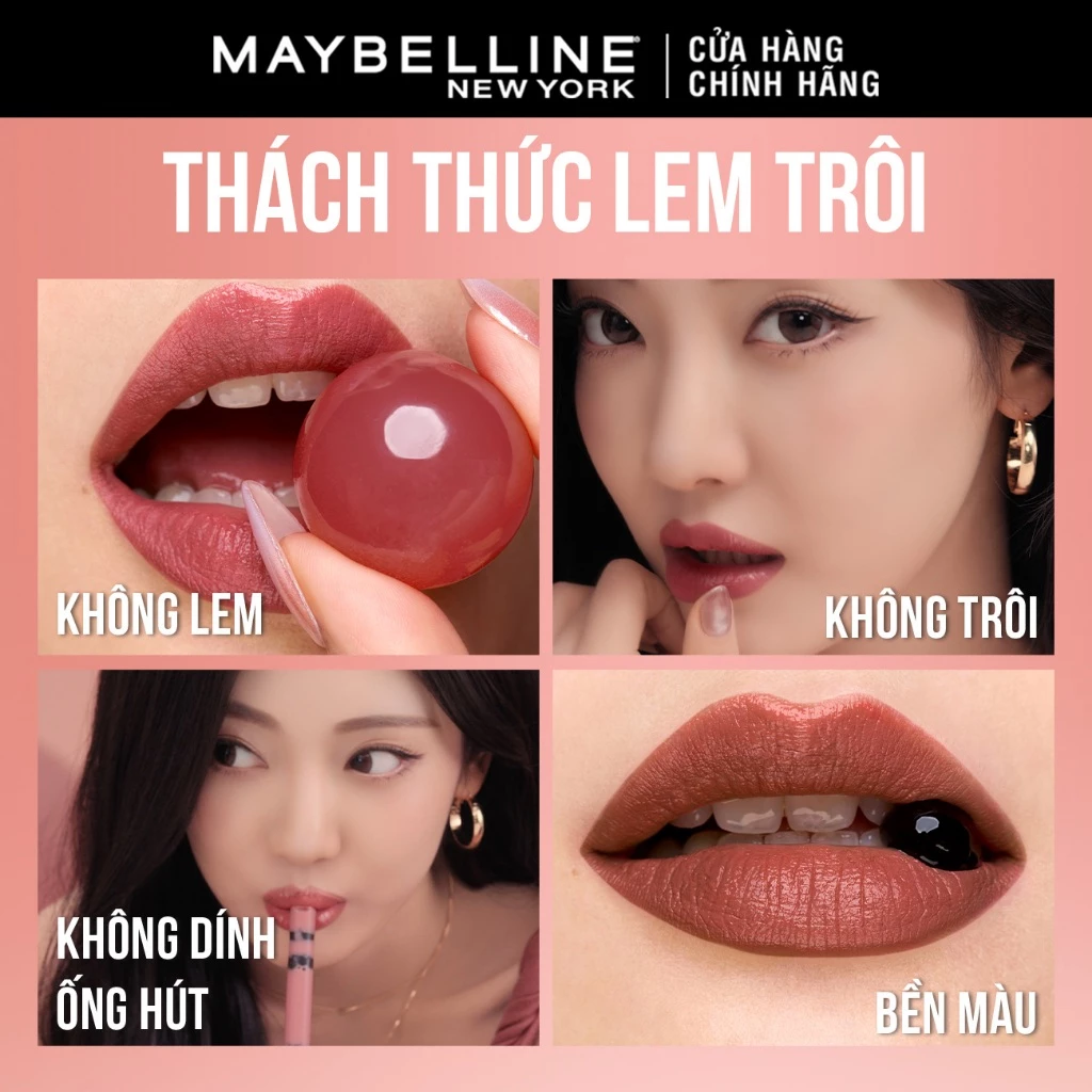 Son Bóng Bền Màu Nhẹ Môi Superstay Vinyl Ink Maybelline New York 4.2ml - 4
