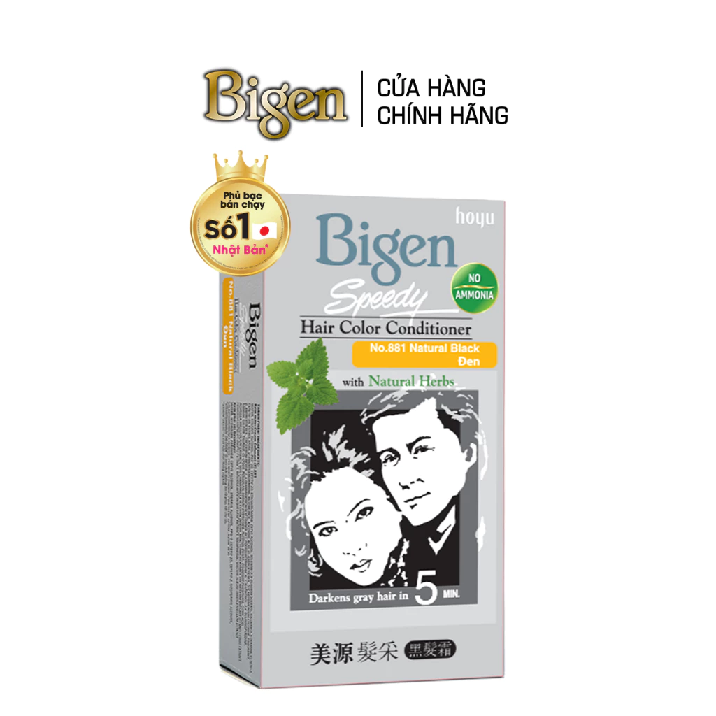 Thuốc Nhuộm Tóc Phủ Bạc Tại Nhà Bigen Xám - Phủ Bạc Thảo Dược, Dưỡng Tóc Mềm Mượt 80ml - 4