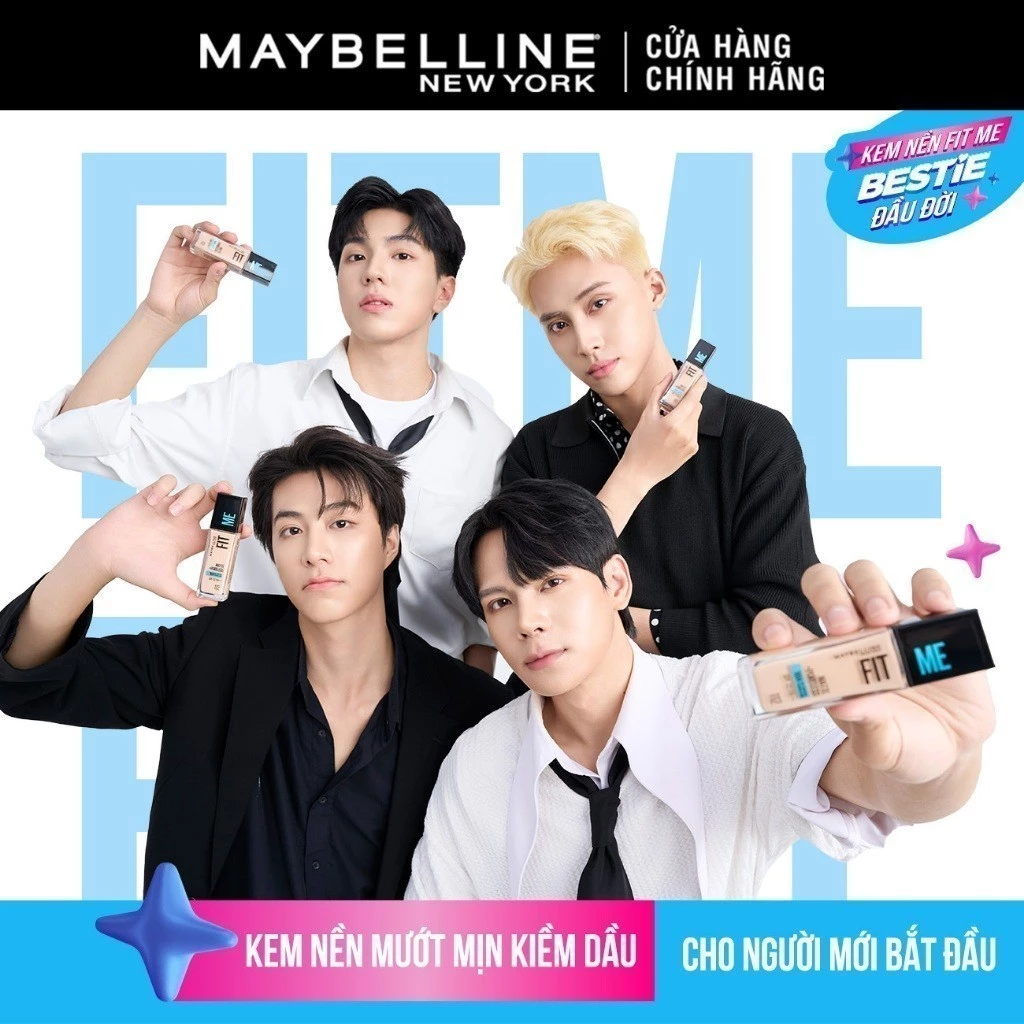 Kem Nền Mịn Nhẹ Kiềm Dầu 16H Fit Me Maybelline Matte + Poreless Liquid Foundation Dành Cho Da Dầu và Da Thường 30ml - 3