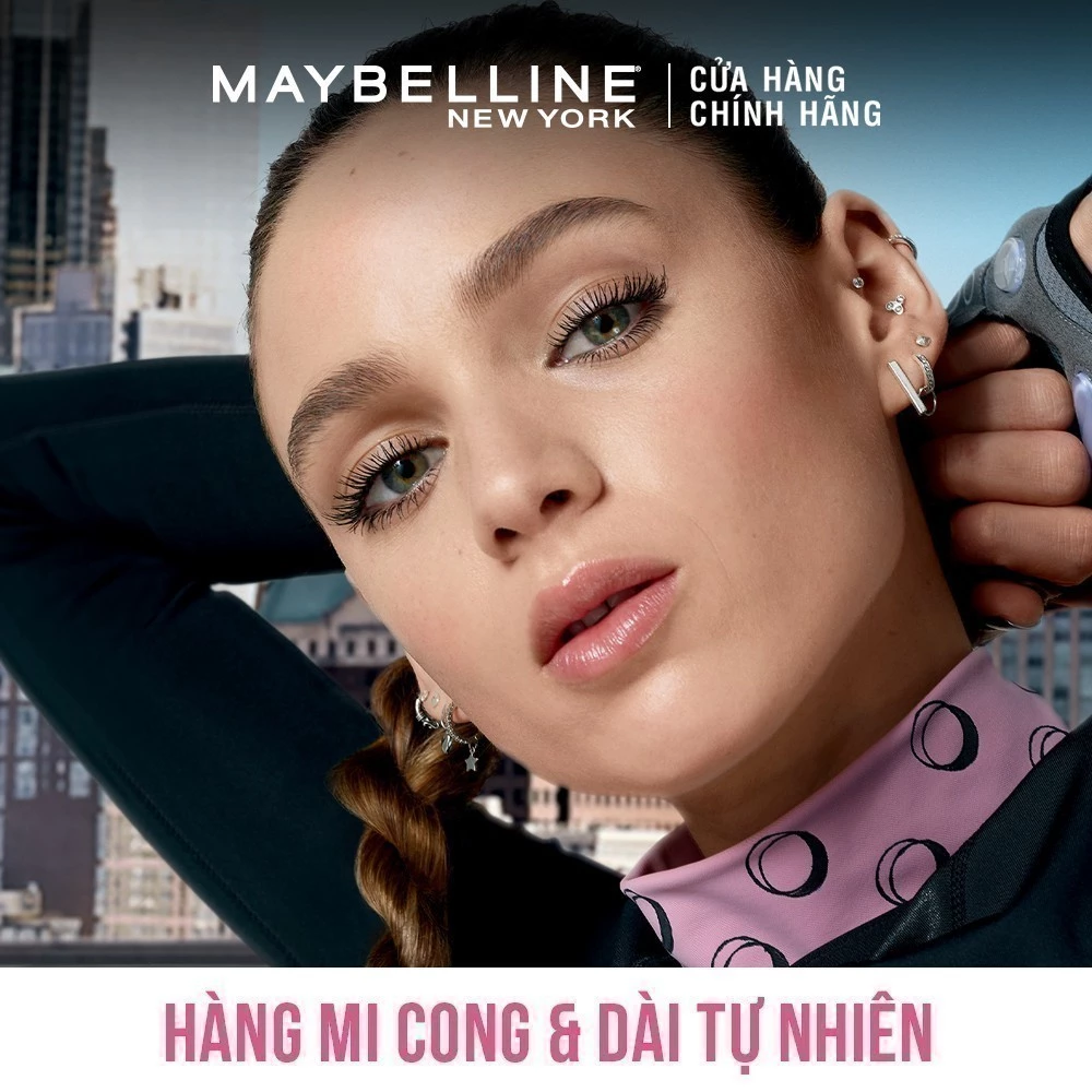 Mascara Dài Mi và Cong Mi Maybelline New York Hyper Curl Waterproof Chuốt Mi Đen Hiệu Quả Không Lem Không Trôi 9.2ml - 4