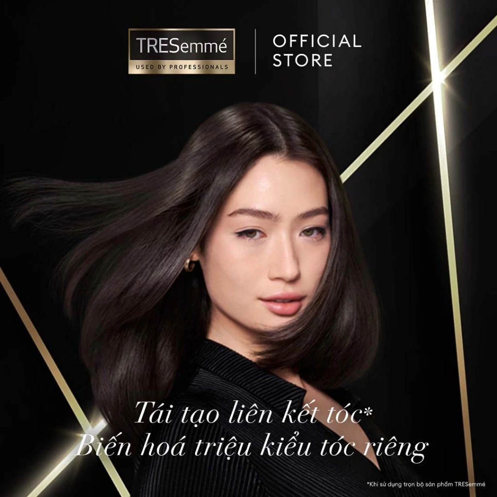 Combo Dầu Gội Và Dầu Xả TRESemmé Keratin Smooth Cho Tóc Khô Xơ Rối Vào Nếp Suôn Mượt 640g, 620g - 5