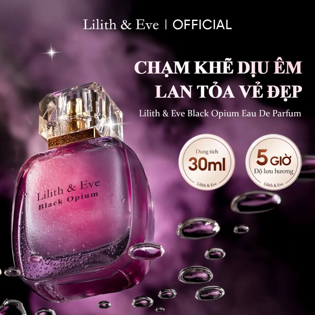 Nước Hoa Lilith and Eve Black Opium Eau de Perfum 30ml nước hoa nữ thơm lâu ngọt ngào body quyến rũ gợi cảm 5h - 2
