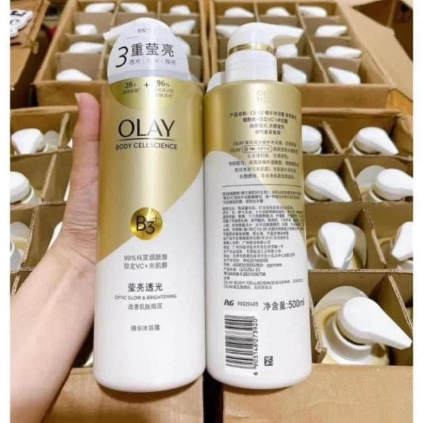 Sữa Tắm Trắng Da Olay B3 Vitamin C 500ml - Dưỡng trắng da cấp ẩm cho làn da trắng sáng mịn màng - 3
