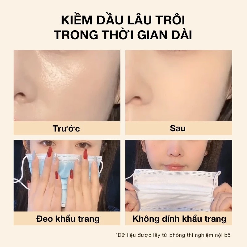 Phấn phủ kiềm dầu PERFECT DIARY chống thấm nước kiểm soát dầu lên đến 12h với 3 màu tùy chọn 7g - 2