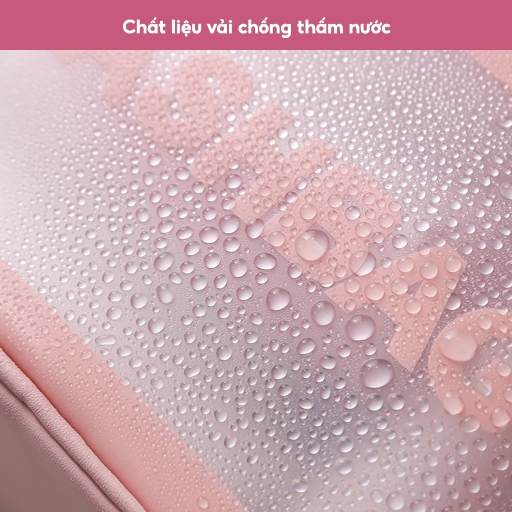 Túi Đựng Mỹ Phẩm Đồ Du Lịch Có Quai Xách Tiện Lợi, Túi Wasbag Da PU Đồ Trang Điểm Vải Chống Nước - 6