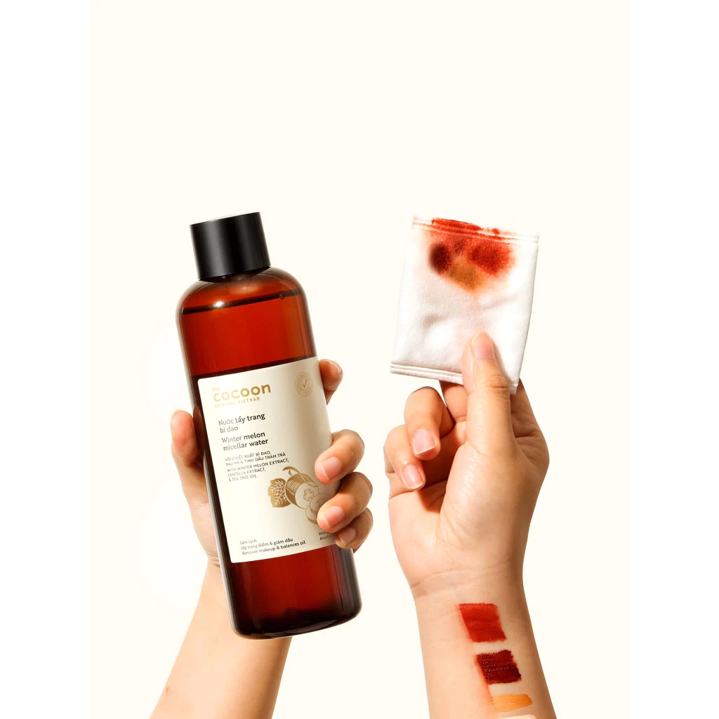 Bigsize - Nước tẩy trang bí đao Cocoon tẩy sạch makeup & giảm dầu 500ml - 3